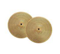Piatto Muto Color Oro 12'' Hi-hat Piatto Piatto Da Pratica Accessori per Piatti per batteria
