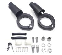 Piatto Nero Giro Signal Riposizionamento Kit Per Harley Fxd Dyna 2008-2017 Front