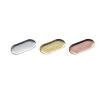 Piatto ovale in acciaio inox semplice e squisito martello domestico vento nordico-piastra dorata