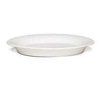Piatto ovale Kähler 33x22 cm Ursula Mix & Match Handmade, bianco