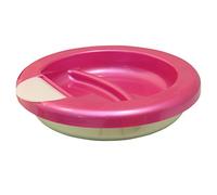 Piatto Pappa Calda Poupy per bambini con fondo antiscivolo.