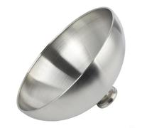 Piatto per alimenti, coperchio a cupola in acciaio inox, per cucinare e servire, per uso interno ed esterno, con ritenzione del calore (26 cm)