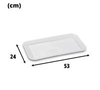 Piatto per Antipasti Salumi e Formaggi Affettati Vassoio da Tavolo Grande Bianco