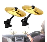 Piatto per bocchetta dell'aria dell'auto, piatto per auto, simbolo per bocchette di ventilazione, divertente accessorio da cruscotto per batteristi e amanti della musica, adatto a tutti i tipi di