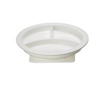 Piatto per disabili pazienti con difficoltà motorie con divisori e base a ventos