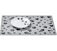 Piatto per gatti con tappetino per ciotola Mika Paw | 16,5 cm