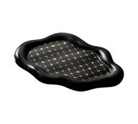 Piatto per Gioielli, CHENKEE Vassoio per gioielli in ceramica, Piattino Portagioie a Forma di Nuvola,per la Festa Della Mamma, Giorno del Ringraziamento, Regalo di Compleanno per Donne (nero)