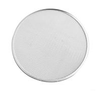 Piatto per pizza in alluminio perforato da 22,9 cm, progettato per un rapido rilascio e pulizia degli alimenti (22,9 cm)