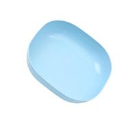 Piatto per Sputare Ossa Blu, Design Quadrato 14,5 Cm | Piastra multiuso, realizzata in affidabile PP, adatta per interni, portatile per uso esterno