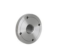 Piatto per tornio, Mandrino for tornio da legno con piastra frontale flangiata 3 pollici e 75 mm, filettatura M33 x,5 / M18 2,5/1'' 8 TPI, utensili for tornitura for lavorazione del