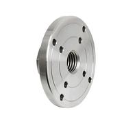 Piatto per tornio, Mandrino for tornio for legno con piastra frontale da 1 pollice x 8 TPI / M18 2,5 M33 3, flangia filettata, mandrino for fresatura for utensili tornitura for(100mm 1inchx8tpi)