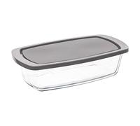 Piatto per torta in vetro con coperchio - 27 X 14 Cm