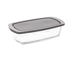 Piatto per torta in vetro con coperchio - 27 X 14 Cm