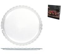 Piatto Per Torta Maxi Patisserie Vetro Trasparente Cm37X1H