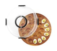 Piatto per uova alla diavola con 24 scomparti con elegante soluzione di | Piatti per uova alla diavola per feste, Pasqua, Ringraziamento, cena, buffet, casa, cucina, catering, antipasto