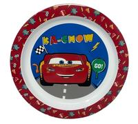 Piatto piano Cars Disney in plastica riutilizzabile BPA free stoviglie per bambini adatte al microonde