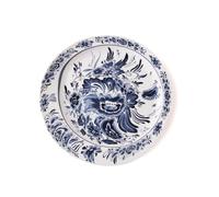 PIATTO PIANO CLASSIC ON ACID Cm.28 - HOLLANDIA FLOWERS ART 11205 SELETTI