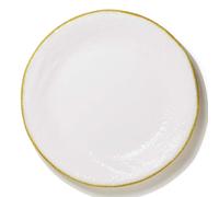 Piatto Piano Giallo Corn Ceramica Ø 26 cm Dipinta a Mano Memento Moon Made Italy