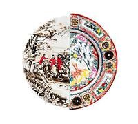 Seletti Piatto Piano in Porcellana Ø Cm.27,5 H.2,3 "Hybrid-Eusapia