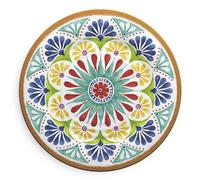 Piatto Piano Melamina Colorato PORTO Touch-Mel ø 26,7 cm - Emporio Zani