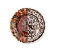 PIATTO PIANO PORCELLANA SELETTI HYBRID MITLA ART 09141