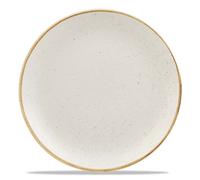 Churchill Stonecast Piatto Piano, Porcellana, Barl White, Bianco 26x2x26 Cm