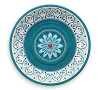 Piatto Piano Verde Melamina RABAT Touch-Mel ø 26,7 cm - Emporio Zani