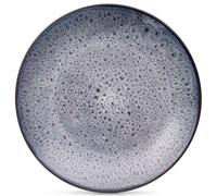 Piatto piccolo da dessert per torta, in ceramica, viola, 20,5 cm