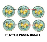 Saturnia Lemon, linea napoli, piatto pizza 31 cm Lemon, linea napoli, piatto pizza 31 cm