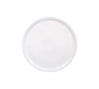 Piatto Pizza Porcellana Napoli Bianco Cm 33