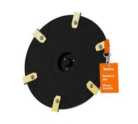 Messa a punto del tosaerba robotizzato BEOS® - Piatto rotante compatibile con Gardena Sileno Life & Sileno + | Flymo EasiLife - Disco per lame 6X - disco in fibra di vetro rinforzata - Ø 210 mm