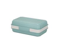 Piatto portasapone con coperchio sigillato viaggio escursionismo scatola a tenuta stagna contenitore supporto doccia bagno Storage Cover piatto per doccia