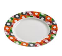 Piatto Prima Colazione Abstraction Circle Bianco Colorato D.20cm Maxwell &