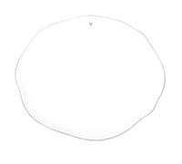 Piatto Prima Colazione Piccolo Cuore Bianco Grigio D.23cm Ceramica