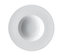 Piatto Profondo Rosenthal Mesh Bianco Bandiera 28 Cm