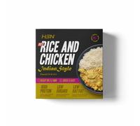 Piatto pronto fit riso con pollo e salsa al curry stile indiano - 420g