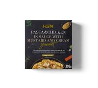 Piatto pronto gourmet pasta con pollo e salsa di senape e panna - 395g