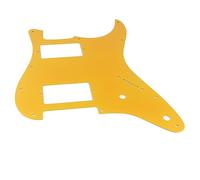 Piatto Protettivo per Chitarra-plektrum, Aspetto Elegante, Superficie Durevole Ed Elegante, 2 Buchi Humbucker, Battito di Chitarra Elettrica per Performance di Chitarra (SILVER) (BLACK) (GOLD) (Oro