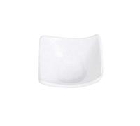 Piatto Quadrato 7,6X7,6X3,4 Cm Bianco Porcellana - 12 Unità