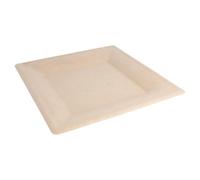 Piatto Quadrato "Bionic" 26,2X26,2 Cm Naturale Cellulosa - 50 Unità