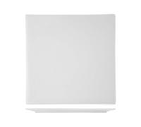 Piatto Quadrato In Porcellana, 38x38 Cm, Bianco H&H