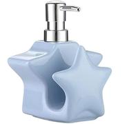 piatto Questo distributore di sapone multifunzionale in ceramica è adatto for l'uso in hotel e case Accessori per il bagno(Blue)
