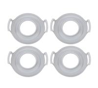 Piatto refrigerante per microonde con manici, vassoio portacestino anti-sversamento per microonde, vassoio in PP resistente al calore per ciotole e piatti fino a 10,5 pollici,