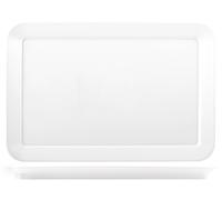 Piatto Rettangolare Antiurto 46x30x3 Bianco Giganplast