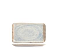 Piatto Rettangolare In Stoneware Sky 14x24 Cm Azzurro H&H