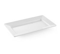 Piatto rettangolare melamina 49,5x27cm Hendi 561515 WH