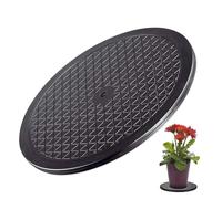 Piatto Rotante Plastica, 25/30cm Rotondo Bonsai Giradischi, TV Monitor Supporto Girevole, Capacità Di Carico 80 Kg, Piattaforma Roteante 360°, Lazy Susan Girevole Con Cuscinettia Sfera In Acciaio