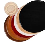 Piatto rotante silenzioso da 91 cm, con base girevole liscia, per formaggi, dispensa, frigorifero e piano di lavoro, colore tè perfetto per intrattenere