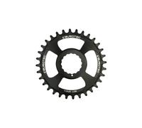 Piatto rotondo burgtec thick thin da 3 mm con offset per race face direct mount nero