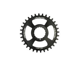 Piatto rotondo burgtec thick thin da 3 mm con offset per race face direct mount nero
